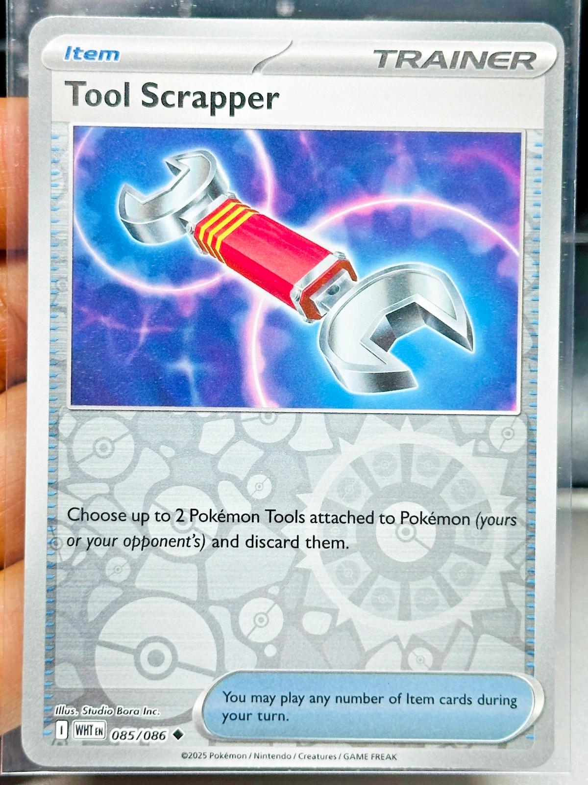 White Flare Tool Scrapper [Reverse] Pokémon card